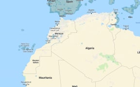 Map of Algeria.