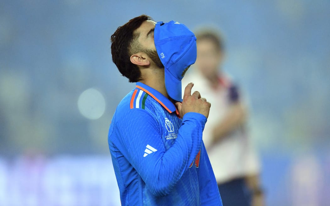 India's Virat Kohli dejected