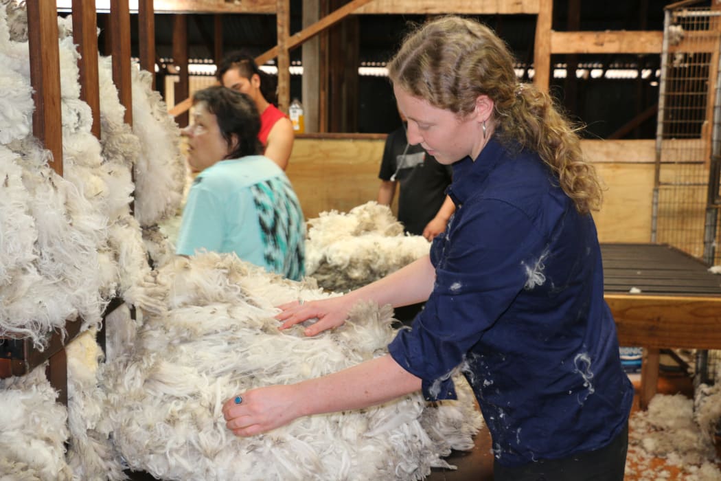 Wool classer Maria Todhunter