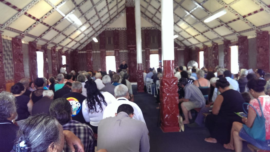 Nearly 200 people are attending the hui at Otiria Marae.