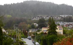 Rainy day in Queenstown on 21 September 2023. Weather generic, rain