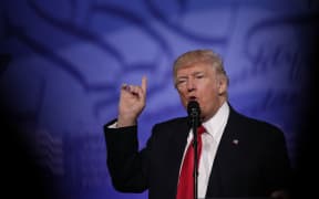 U.S. President Donald Trump addresses the Conservative Political Action Conference at the Gaylord National Resort and Convention Center February 24, 2017 in National Harbor, Maryland.