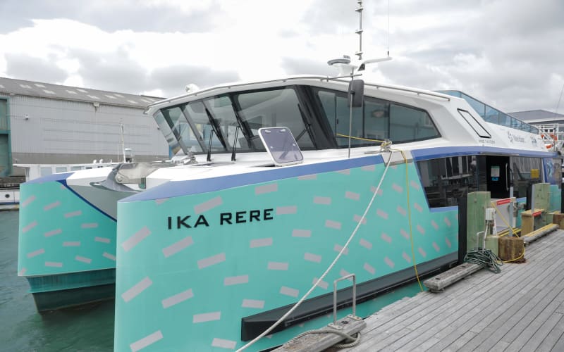 Wellington electric ferry sits idle for seven months due to fault | RNZ
