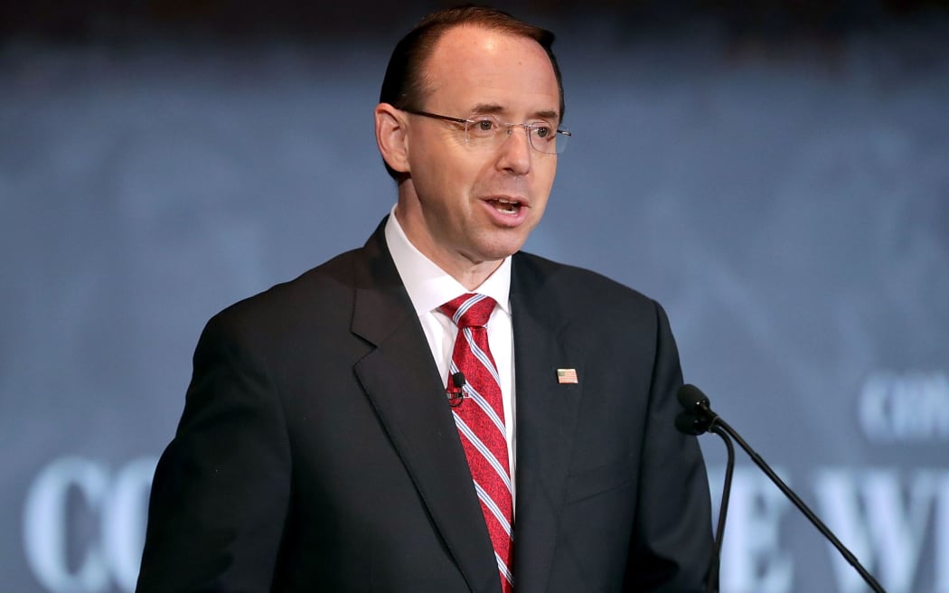 US Deputy Attorney General Rod Rosenstein