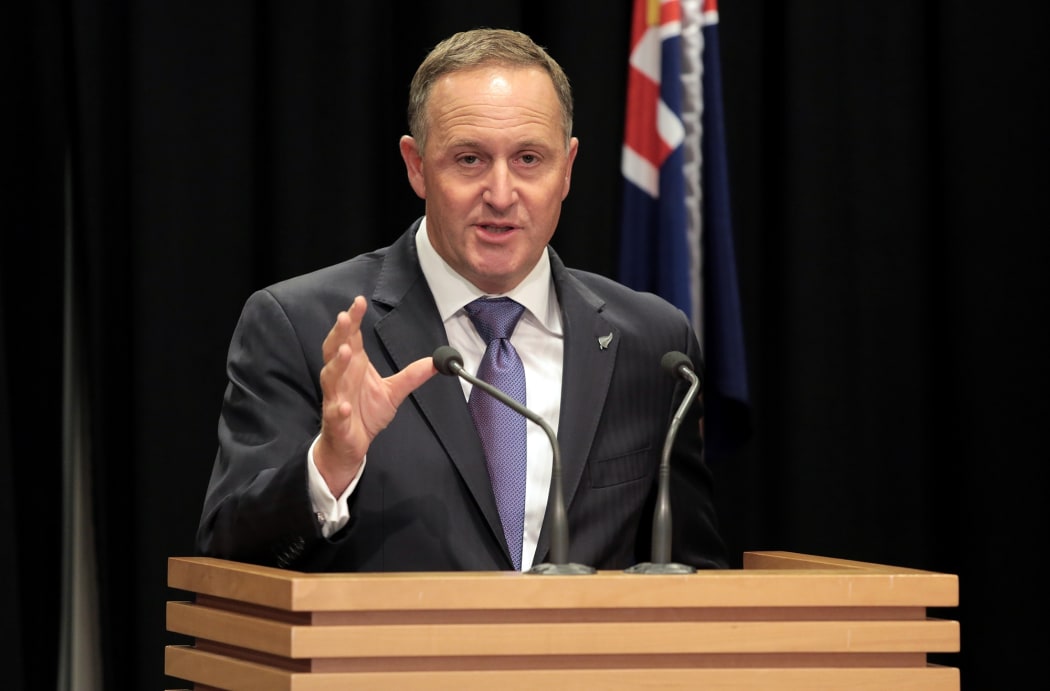 Prime Minister John Key outlines National's options at Parliament.