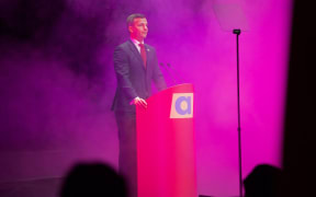 Act leader David Seymour at the party's 2023 election campaign launch in Auckland.