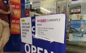 Pharmacies have sold out of hand sanitiser and other goods.