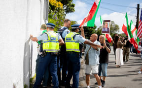 Iranian Embassy protest - Wellington 13 January 2026