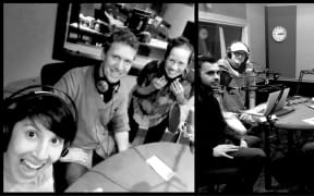 L-R Yadana Saw, Nick Bollinger, Kirsten Johnstone, Hussein Moses, Trevor Reekie, Zac Arnold and Sam Wicks.