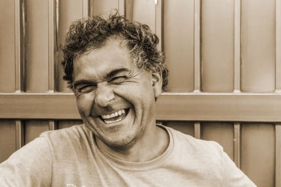 middle aged man smiling