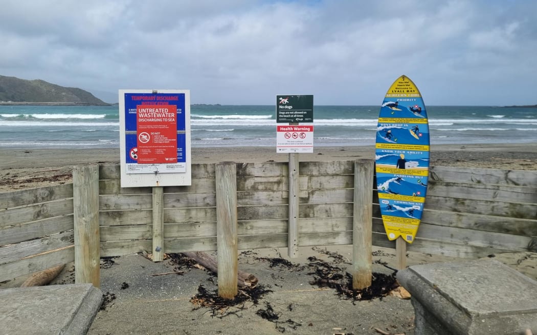 Lyall Bay beach and the rest of Wellington's south coast has been off limits since the Moa Point treatment plant failed on 4 February.
