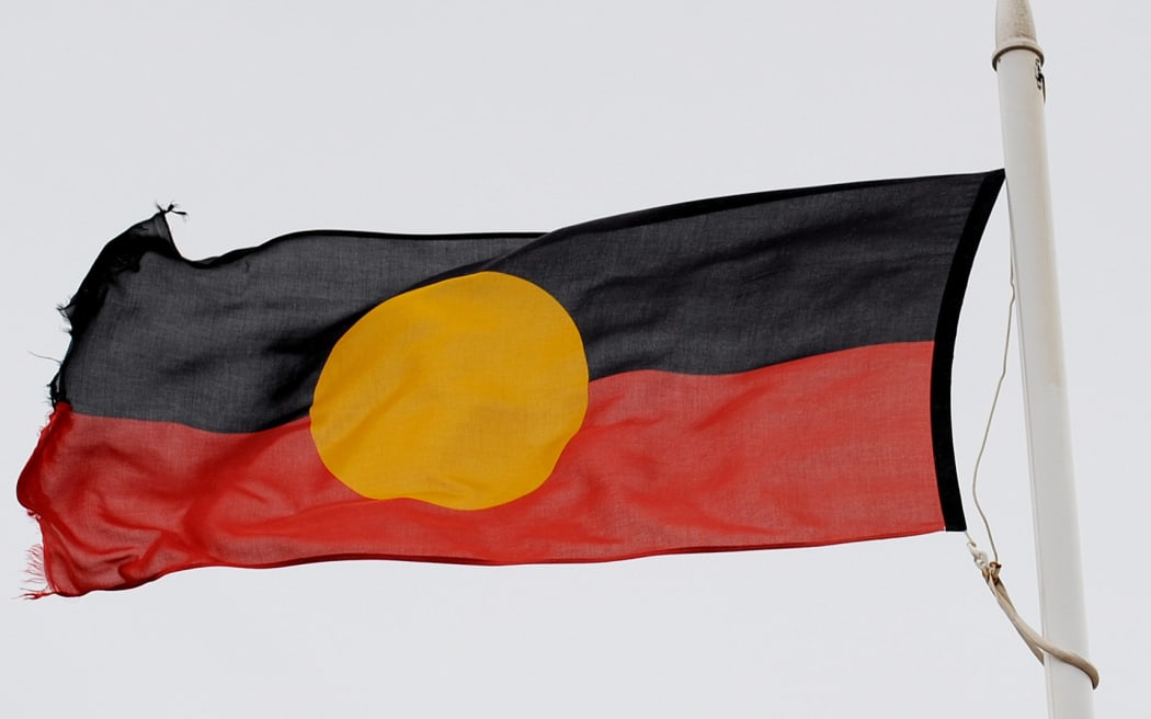 The Aboriginal flag.