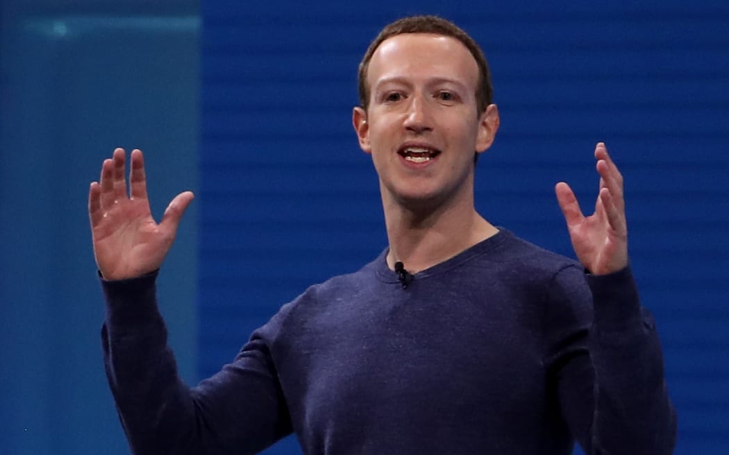 Facebook CEO Mark Zuckerberg speaking during the F8 Facebook Developers conference in San Jose, California.