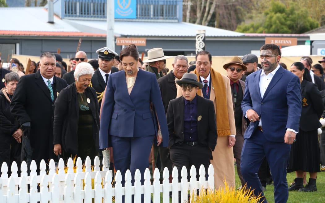 Te Arikinui Kuini Nga wai hono i te po attends the handing over of the Te Matatini mauri, which coincided with her first Koroneihana celebrations.