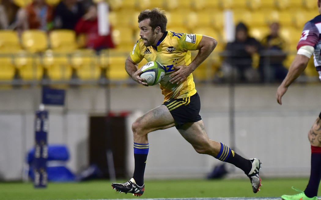 Conrad Smith in action for the Hurricanes