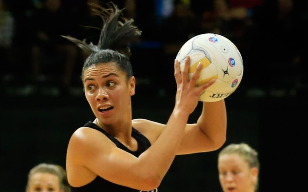 The Waikato Bay of Plenty Magic's Grace Rasmussen (above) and Leanna De Bruin.