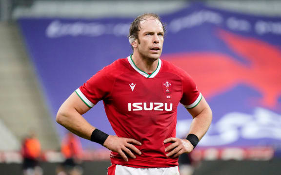 Wales' Alun Wyn Jones after loss to France 2021.