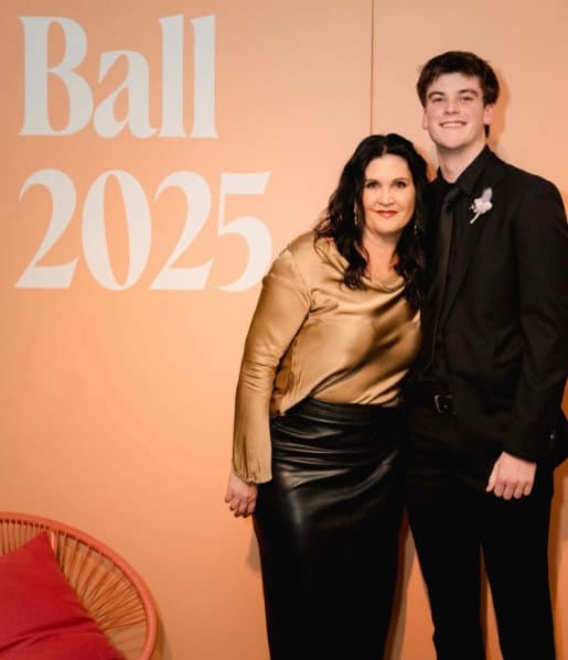 Nicola Taylor and her son Ari.