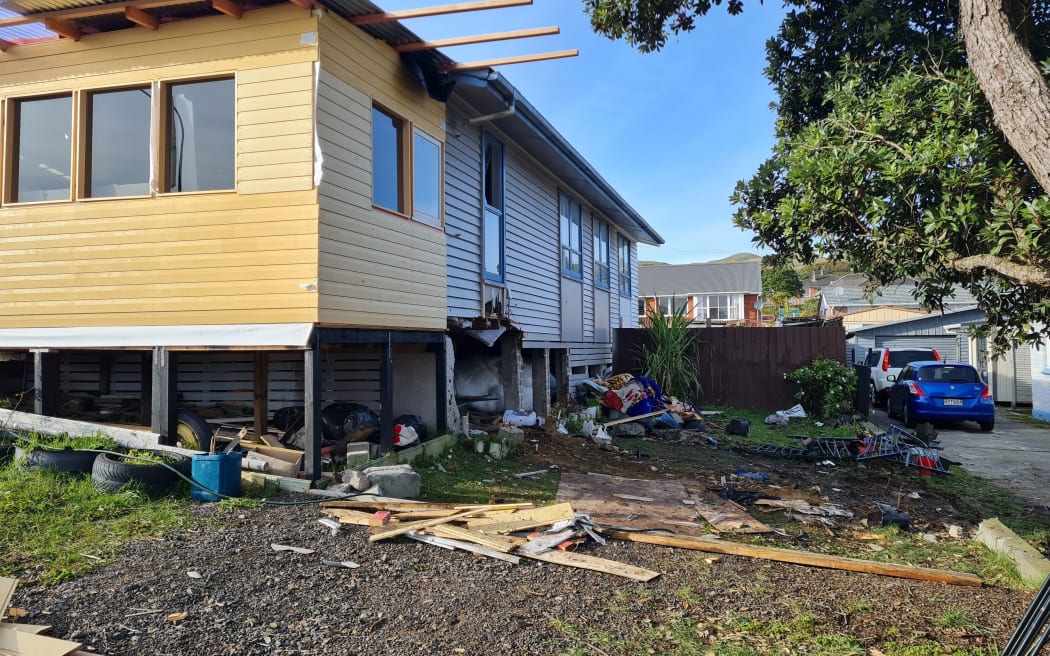 Car crash - Warspite Avenue in Porirua