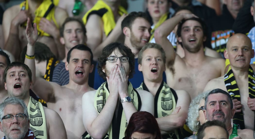Phoenix fans at Eden Park