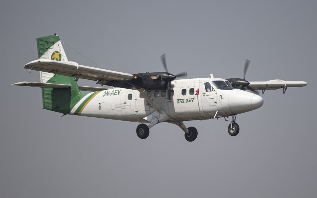 Plane belonging to Nepali carrier Tara Air
