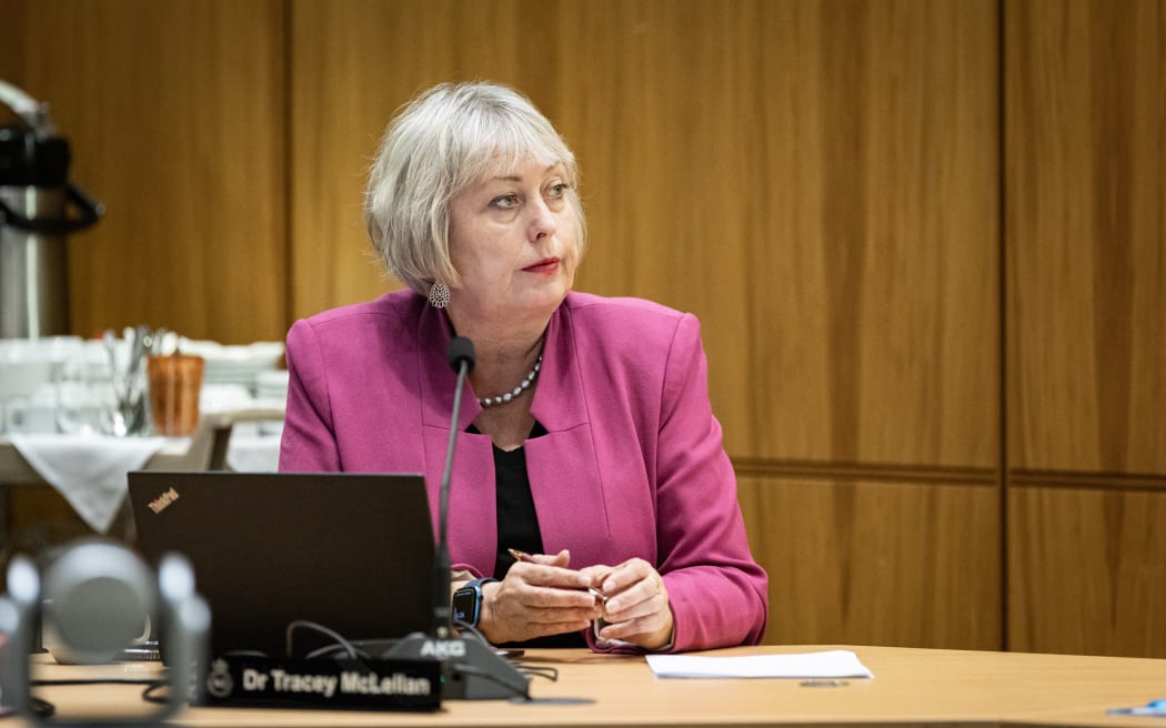 Labour MP Dr Tracey McLellan sitting on Parliament's Health Select Committee