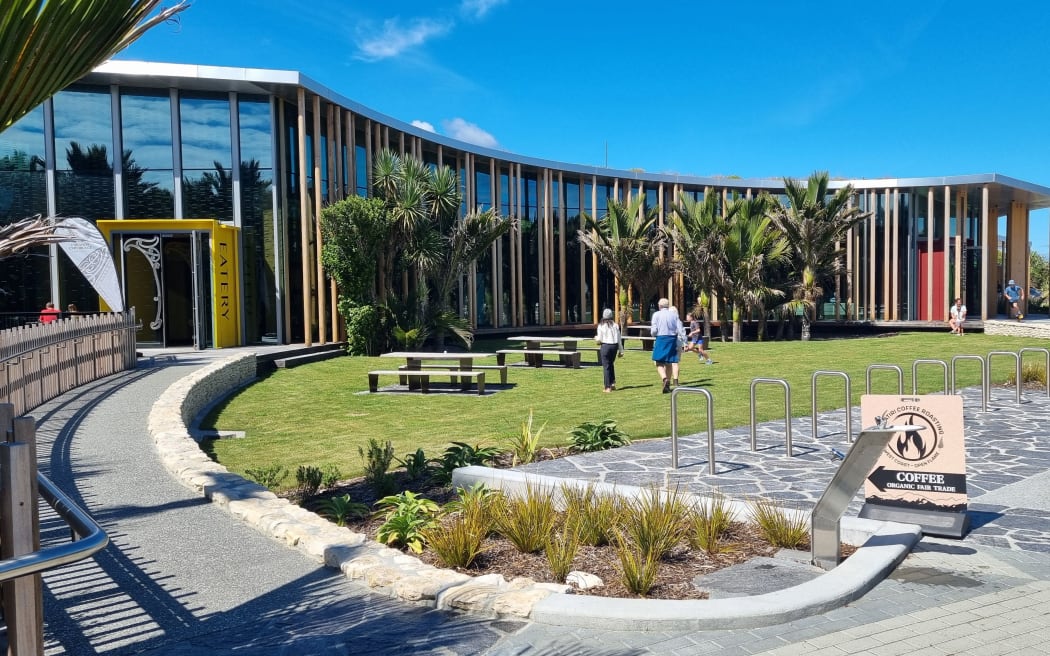 Free parks opposite the new Paparoa National Park Visitor Centre were removed in June.