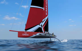 A concept design of the new foiling monohull.