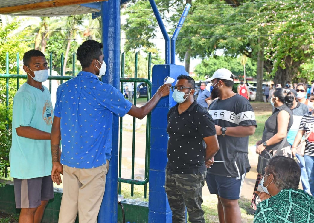 Covid-19 screening and testing underway in  Fiji.
