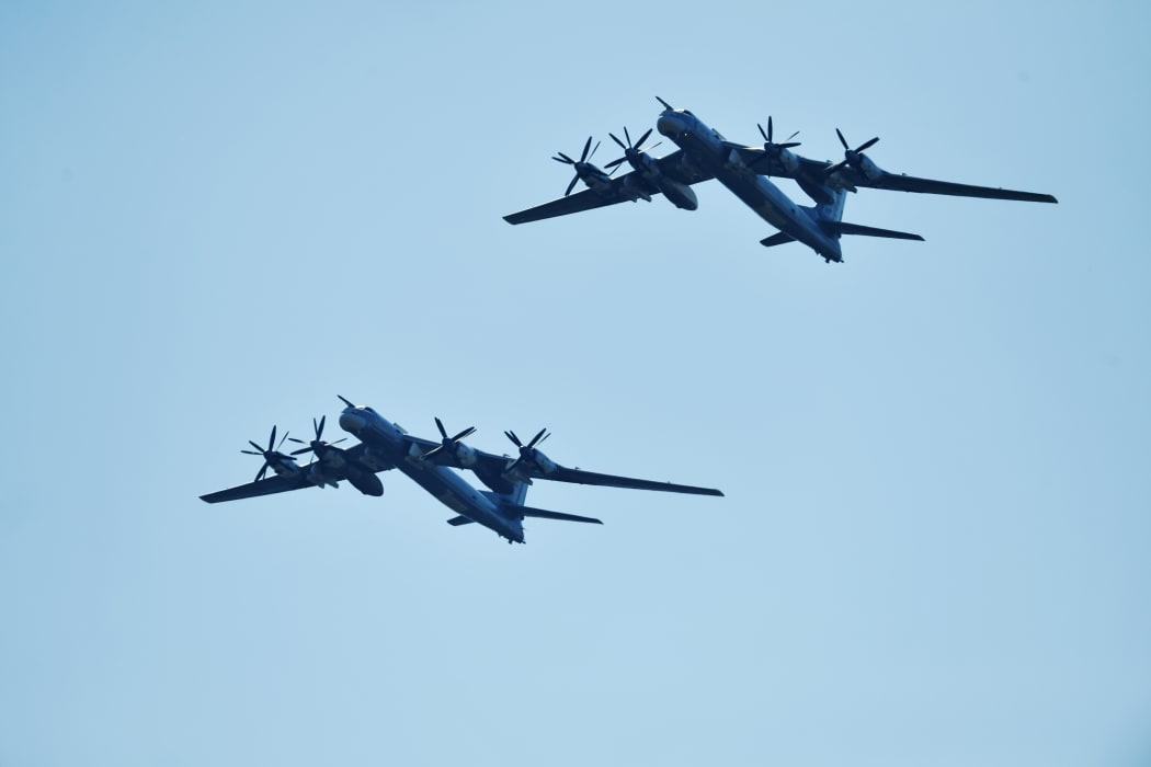 Russia's Tu-95 turboprop-powered strategic bombers and missile carriers are nuclear-capable.