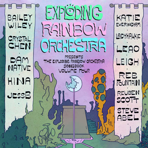 The poster for Exploding Rainbow Orchestra Songbook Volume Four.