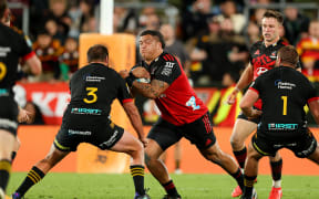 Crusaders prop Tamaiti Williams.