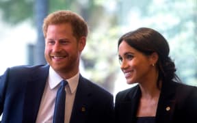 Prince Harry, Duke of Sussex, and his wife Meghan, Duchess of Sussex in London.