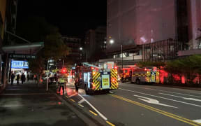 Fire at Mercure Hotel Wellington