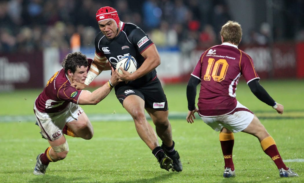 Manu Samoa new cap Mat Luamanu during his time with North Harbour.