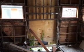 Miranda and Nick Rout want their earthquake-damaged house in Linwood to be demolished so they can move on.