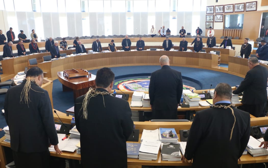 Samoa Parliament in session. October 2023.