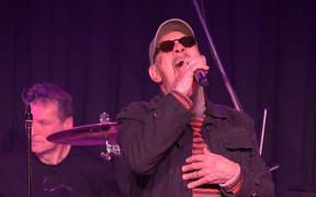 Chris Thompson on stage at Helmbrechts in Germany, 2022