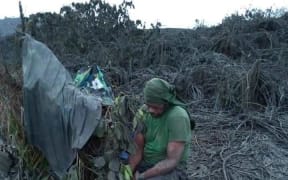 The aftermath: Timote Ake, lost his house and all his belongings on Mango Island, Ha'apai.