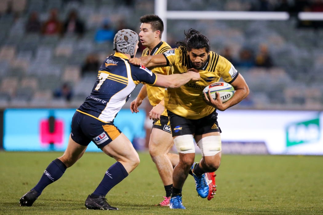 Michael Fatialofa won a Super Rugby title with the Hurricanes in 2016.