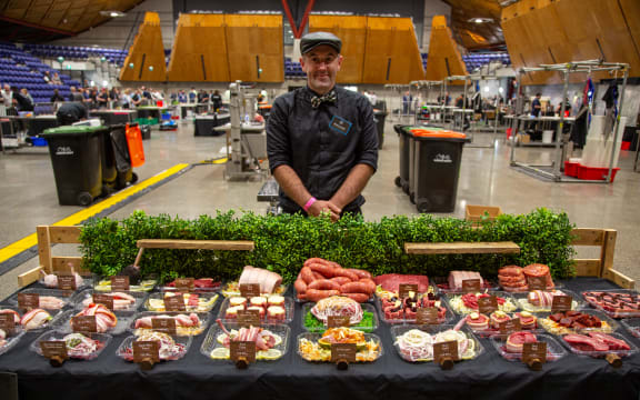 Brad Gillespie from New World Rototuna in Hamilton won the Pact Packaging Young Butcher of the Year 2022.