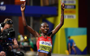 Kenyan athlete Ruth Chepngetich