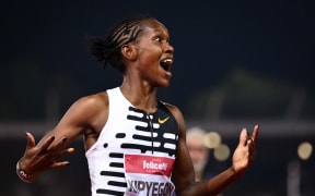 Faith Kipyegon

June 2, 2023 Florence, Italy - sport, athletic - Golden Gala Pietro Mennea 2023 1500 m Woman - Ridolfi Stadium. In the pic: Faith Kipyegon