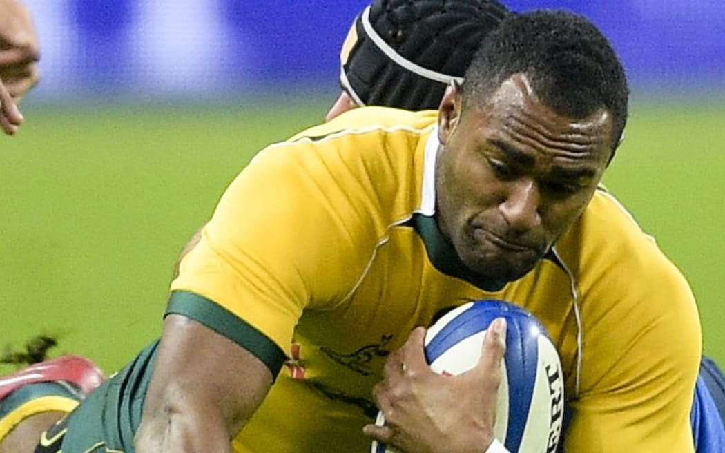 The Wallabies centre Tevita Kuridrani.