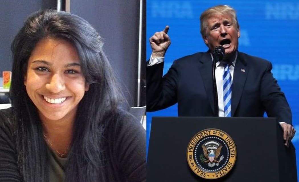 Lamia Imam (@ Sassy Little Hobbit) / President Donald Trump