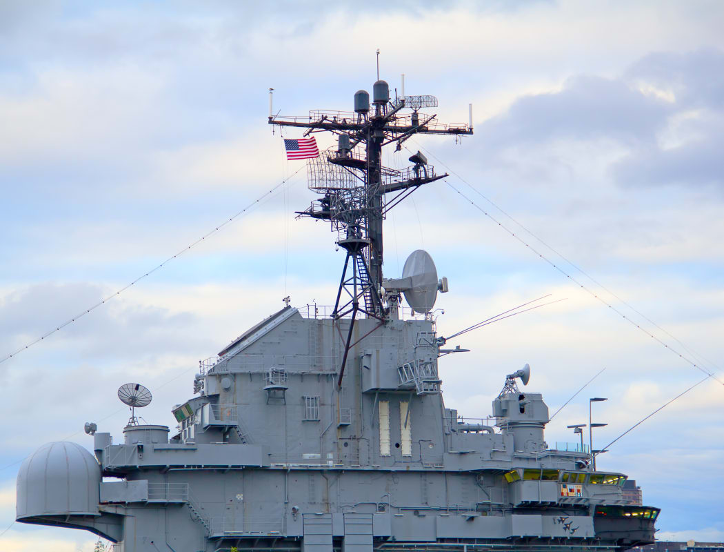US warship
