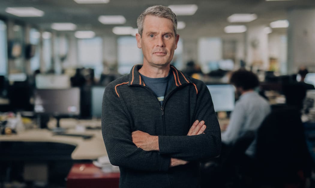 Mediawatch presenter Colin Peacock