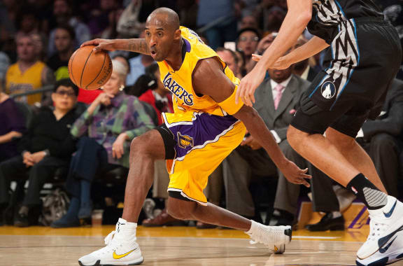 The Lakers' Kobe Bryant. 2015.