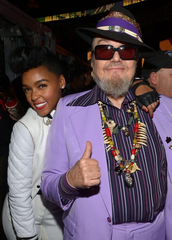 Musicians Janelle Monae, left, and Dr John in 2014.