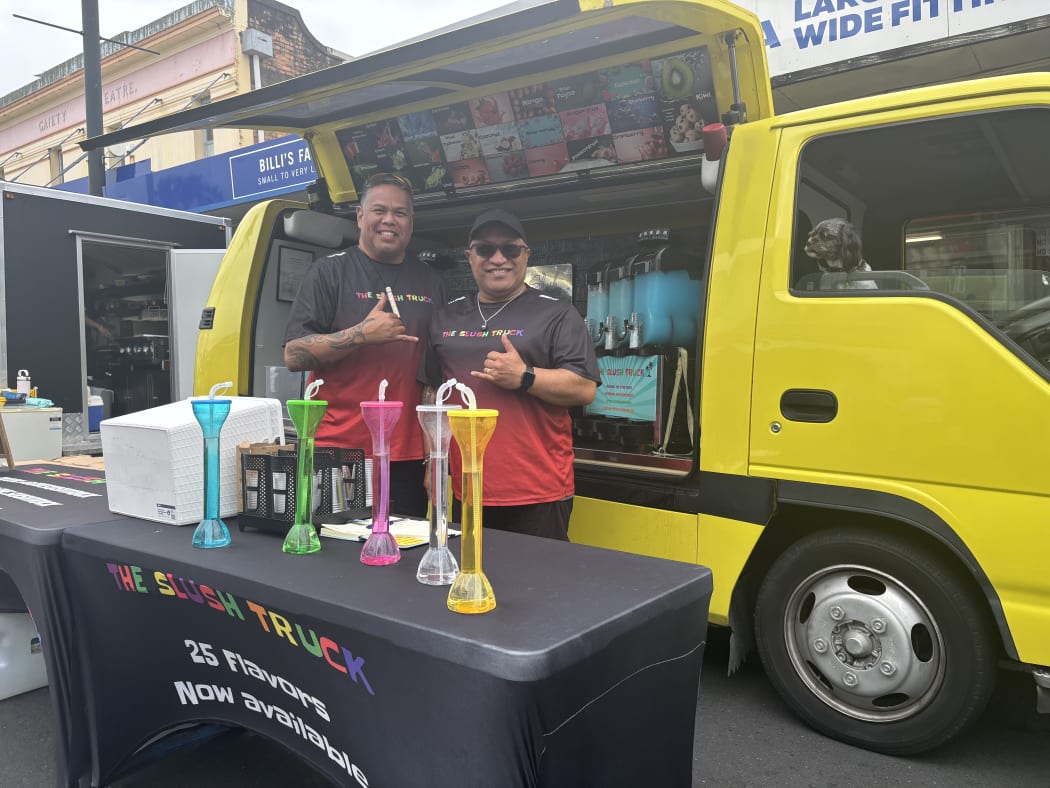 Hare George and Rudy Alejandro from The Slush Truck